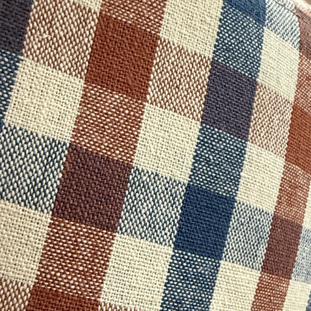 Grace Hats Plaid Bucket Hat with Brown Trim - Picture 9 of 9